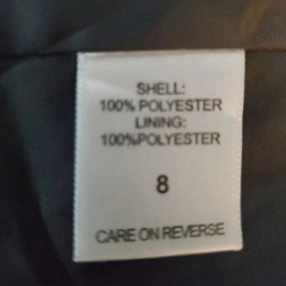 New York & Company Vtg Grey Dress Blazer Suit Size 8 Jacket - Picture 5 of 8